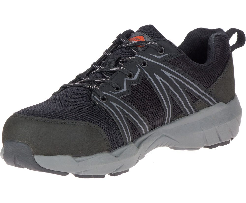 Tenis Homem - Merrell Fullbench Superlite Alloy Toe Wide Width - Pretas - YMZ946207